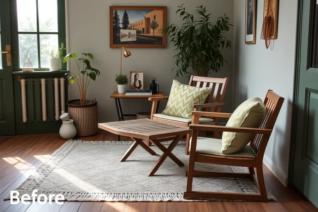 Simple Outdoor Furniture Refresh Before