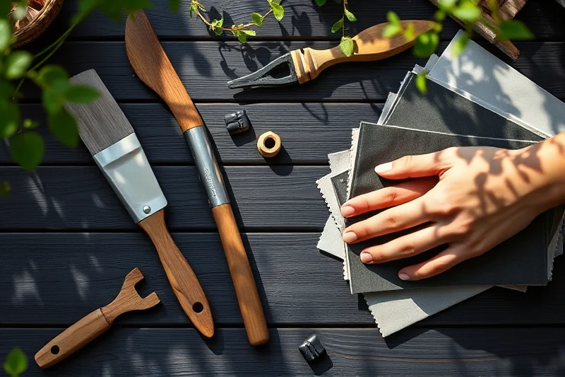 simple outdoor furniture refresh supplies — Simple Outdoor Furniture Refresh Supplies (the finished result)