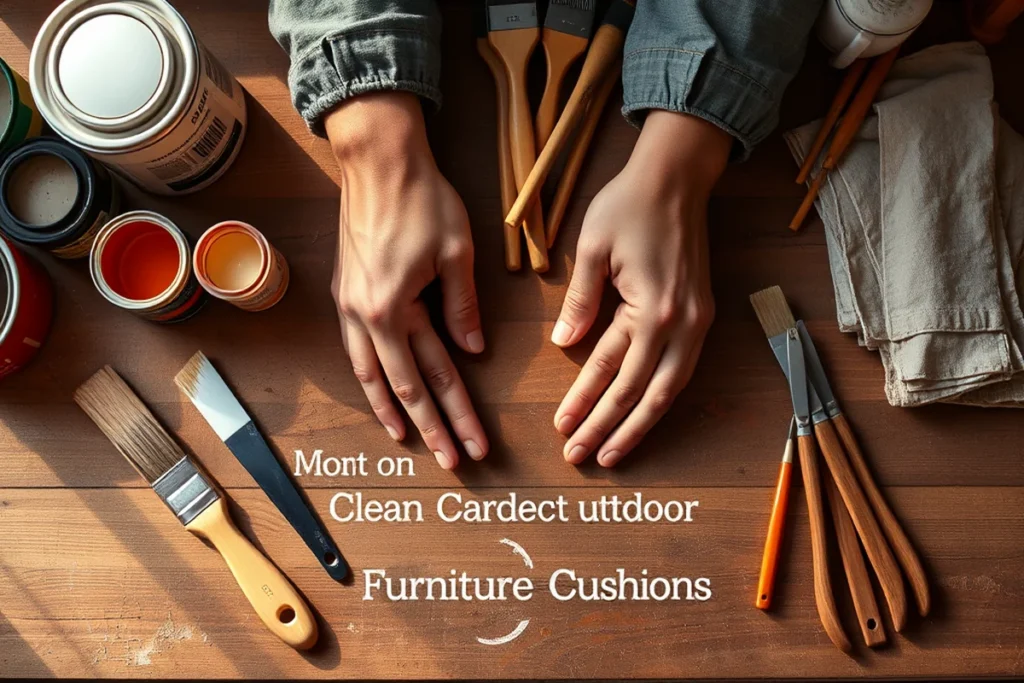 How To Clean Outdoor Furniture Cushions